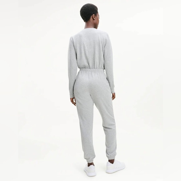 NWT Splendid x Cella Jane Supersoft Surplice Jumpsuit Gray Size Small - Picture 3 of 16